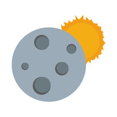 Isolated rocket flat style icon vector design