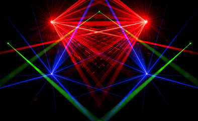 Laser beam light effect