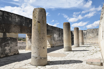 Palais des colonnes mixtèques à Mitla, Mexique