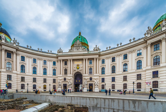 The Hofburg Palace In Vienna.