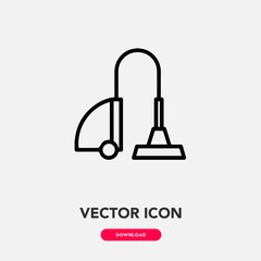 vacuum cleaner icon vector. vacuum cleaner sign symbol