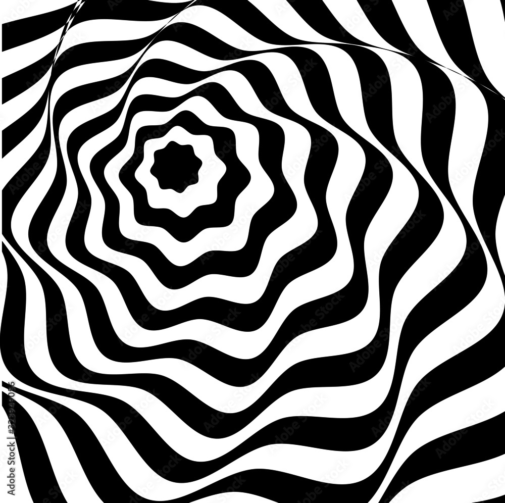 Poster vector illustration. geometric background with a zebra stylized pattern.