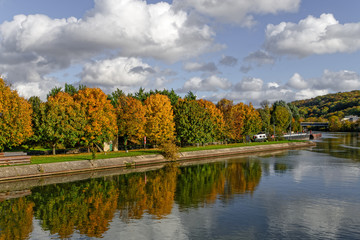 River Seine in autumn