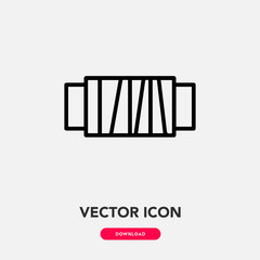 bandage icon vector. bandage sign symbol