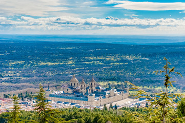 El Escorial monastery near Madrid, Spain.