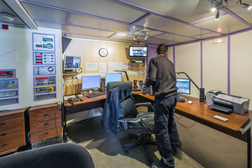 Fototapeta premium Pic du Midi facilities, France