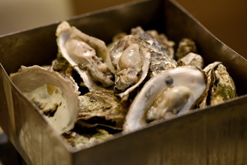 牡蠣のカンカン焼き