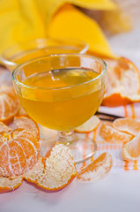 Jelly from oranges and tangerines