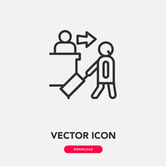hotel icon vector. hotel sign symbol
