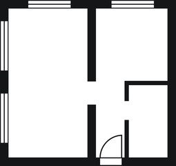 House plan vector icon