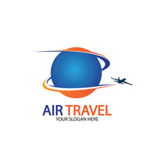 Air Travel logo vector icon design template-vector