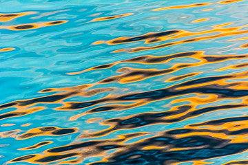 reflection in water ripples