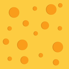 yellow cheese background- vector illustration