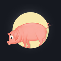 icon of pig for horoscope Chinese