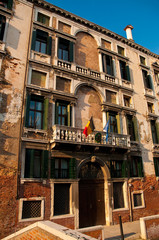 Fototapeta na wymiar Palazzo Foscarini building located at Venice, Italy