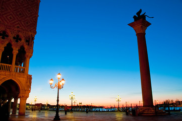 Fototapeta premium Piazetta San Marco located at Venice, Italy