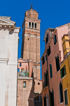 San Stefano church located at Venice, Italy