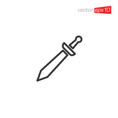 Sword Icon Design Vector Illustration