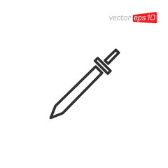 Sword Icon Design Vector Illustration