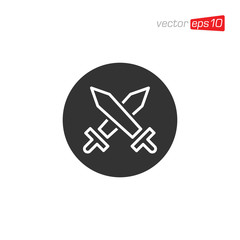 Sword Icon Design Vector Illustration