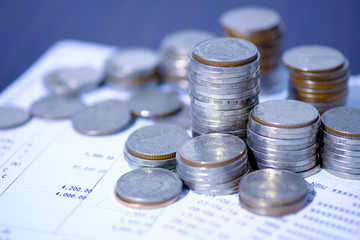 Stock market or forex trading graph and candlestick chart suitable for financial investment concept. Forex trading candlestick chart economic , ECN Digital economy.