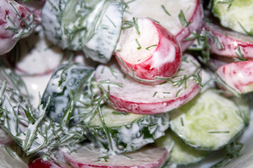  Radish and Cucumber Salad