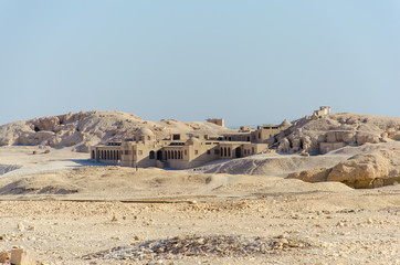 A building near Hatshepsut Temple in Luxor
