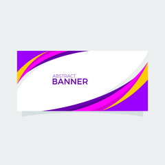 Abstract Banner Simple and clean design