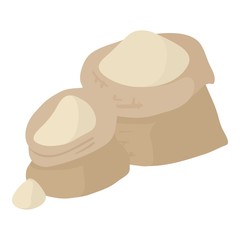 Food supply icon. Isometric illustration of food supply vector icon for web