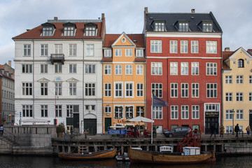 Fototapeta na wymiar houses in Copenaghen