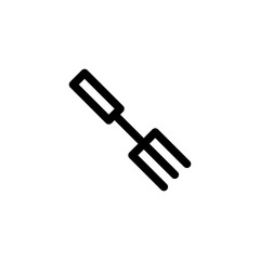 Fork, Tools for Gardening Icon