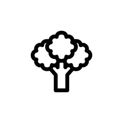 Fresh Organic Broccoli Plant Icon