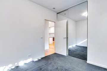 Empty and unfurnished brand new apartment