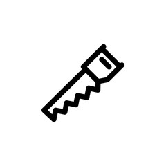 Saw Tools for Wood Work, Construction Icon