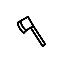 Axe, Hatchet, Equipment, Tools for Lumberjack Icon