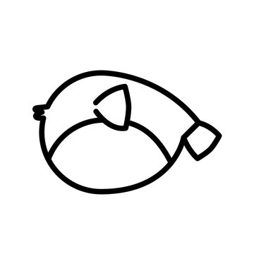 recommend clip art: Isolated puffer fish silhouette style icon vector design