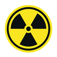 Obraz premium Radioactive sign