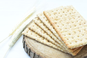 Healthy whole grain cereal sesame biscuits (Sesamum indicum)