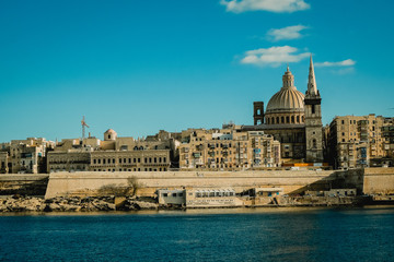 Fototapeta na wymiar view of malta 3 cities