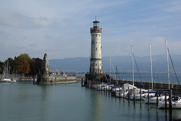 Leuchtturm in Lindau im Bodensee