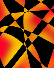 abstract background with triangles