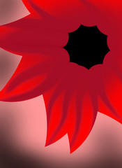 abstract background with flowers