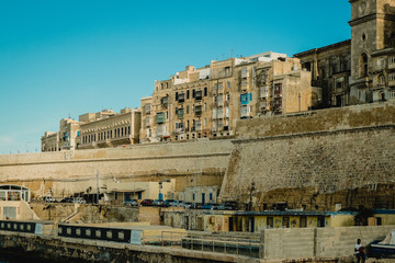 Fototapeta premium Three cities harbourside