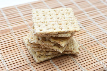 Healthy whole grain cereal sesame biscuits (Sesamum indicum)