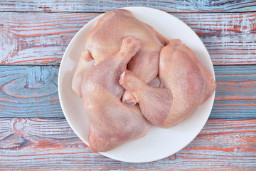 udka z kurczaka surowe © robert6666