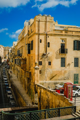 Fototapeta na wymiar Maltese street view