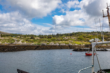 Irish fishing boats in the bay II