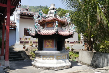 Kiosk chinesischer Thean Kong Thnuah Tempel