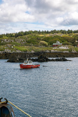 Obraz premium Irish fishing boat in the bay II