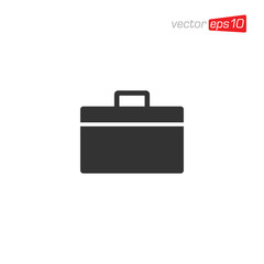 Suitcase and Bag Icon Design Vector